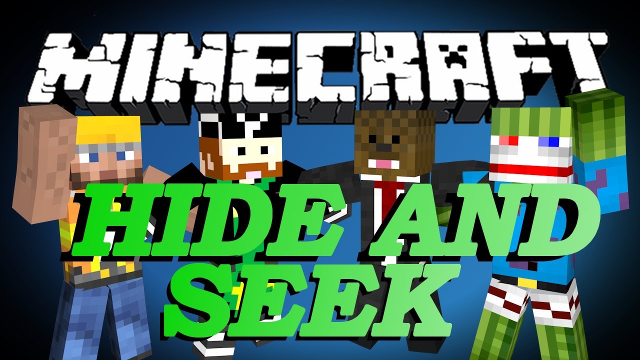 Мини-игра Minecraft Hide And Seek с Bashur, CaveManFilms и CharlieBuilds | JeromeASF