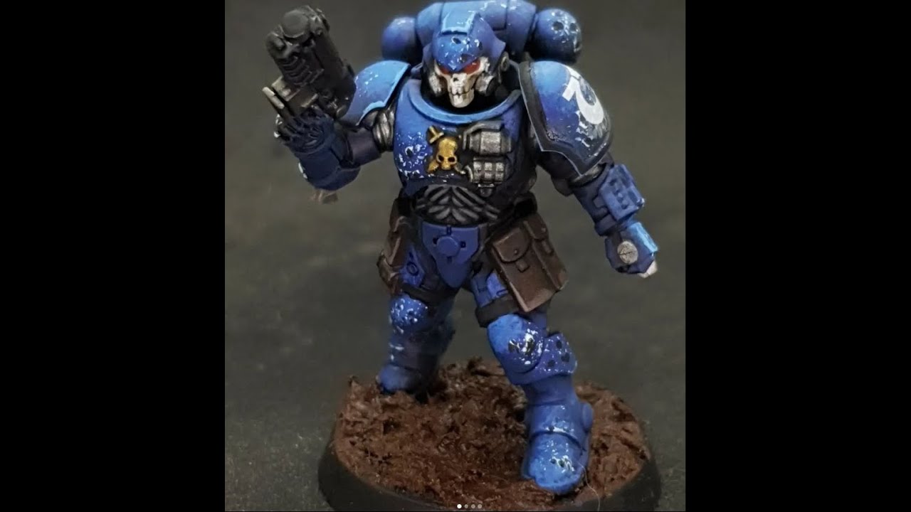 How to paint a Grimdark Ultramarines Reiver