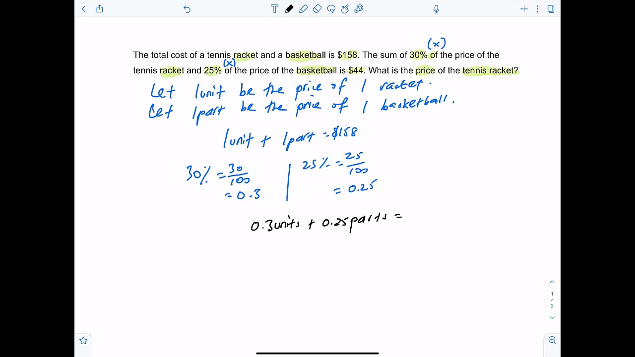 Primary Maths Simultaneous Equations  | Learn Problem Sums | PSLE MATHS PREP