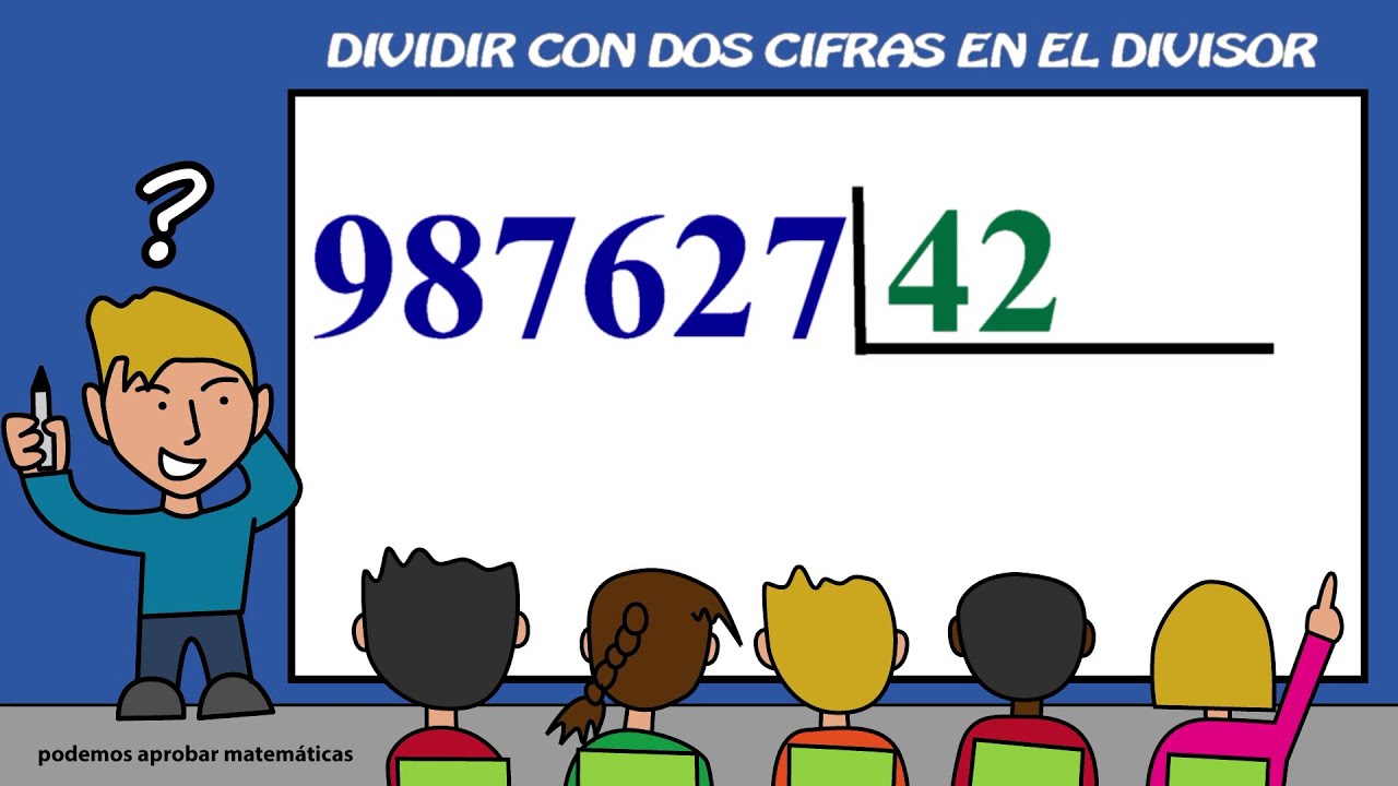 División entera. Dividir por 2 cifras / Dividir entre 2 cifras