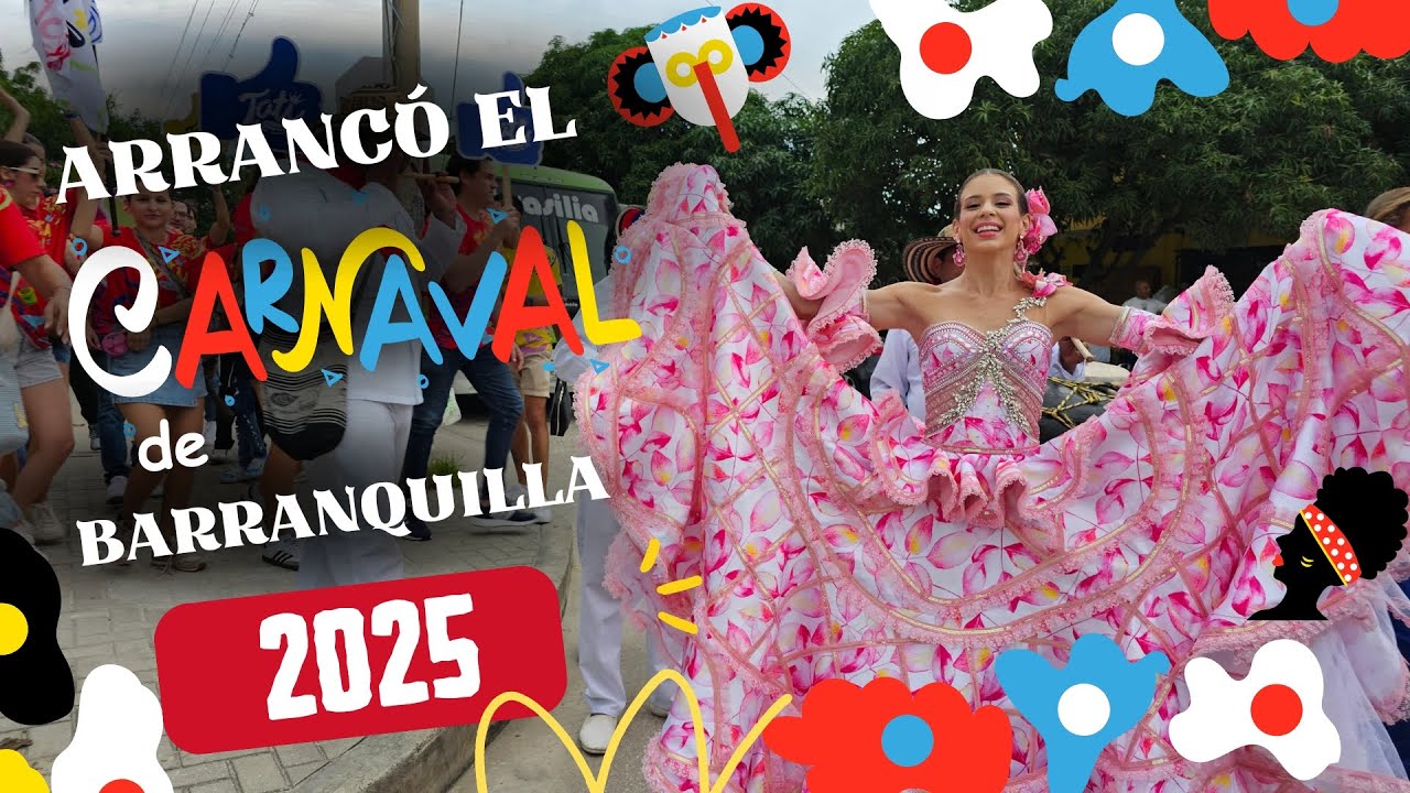 Carnaval de Barranquilla 2025 | CARAVANAS BACANAS | Acompañamos a la Reina del Carnaval   💃🎉🎊📸