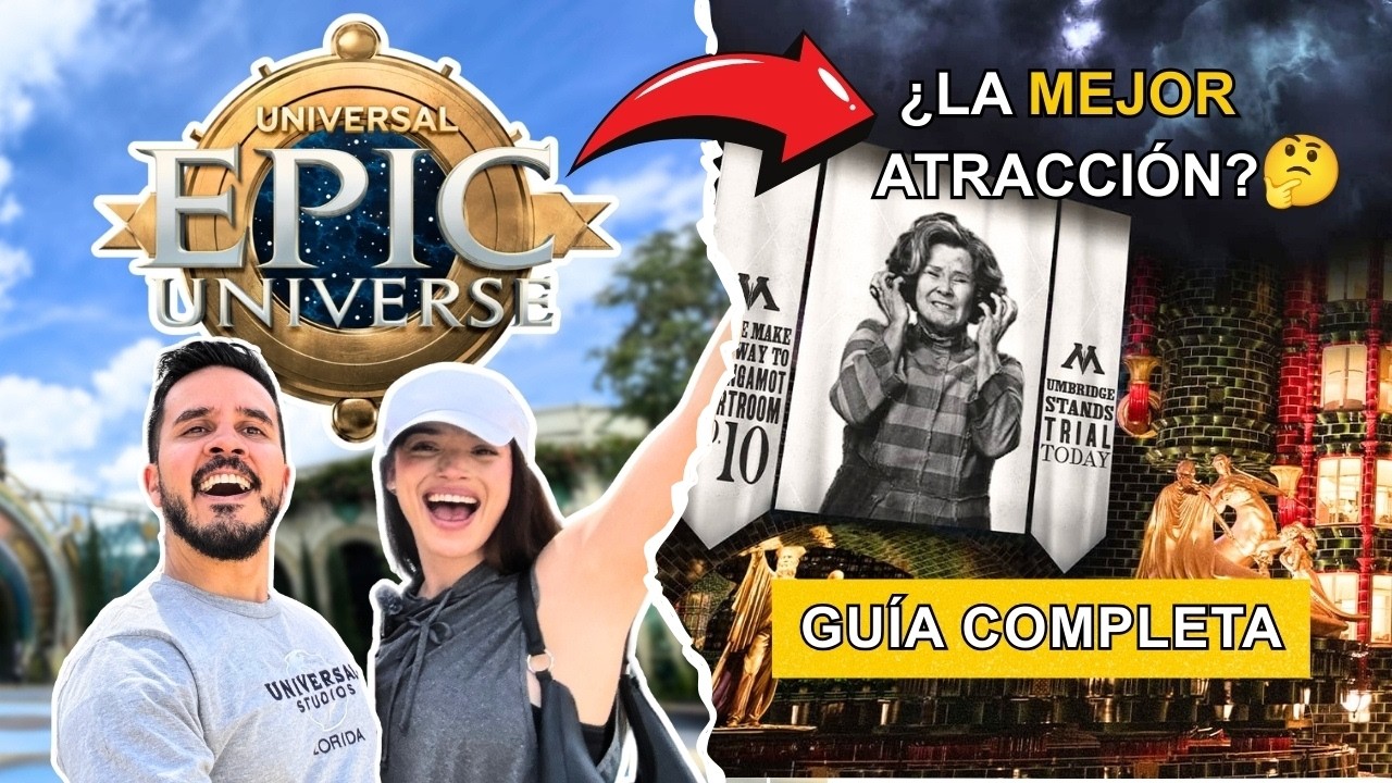 EPIC UNIVERSE Parte 1/2: GUÍA para tu PRIMERA VISITA + Harry Potter and the Battle of the Ministry