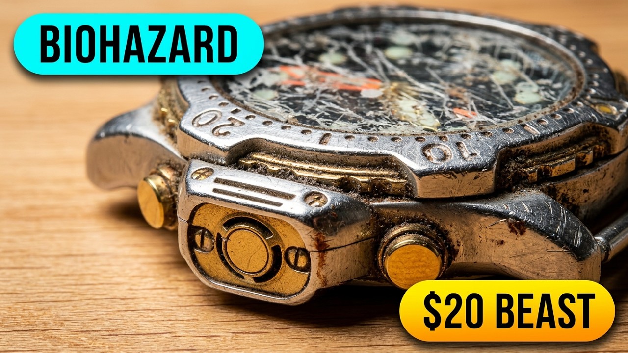 Restoring a historic dive watch  - citizen Aqualand 5810 promaster 