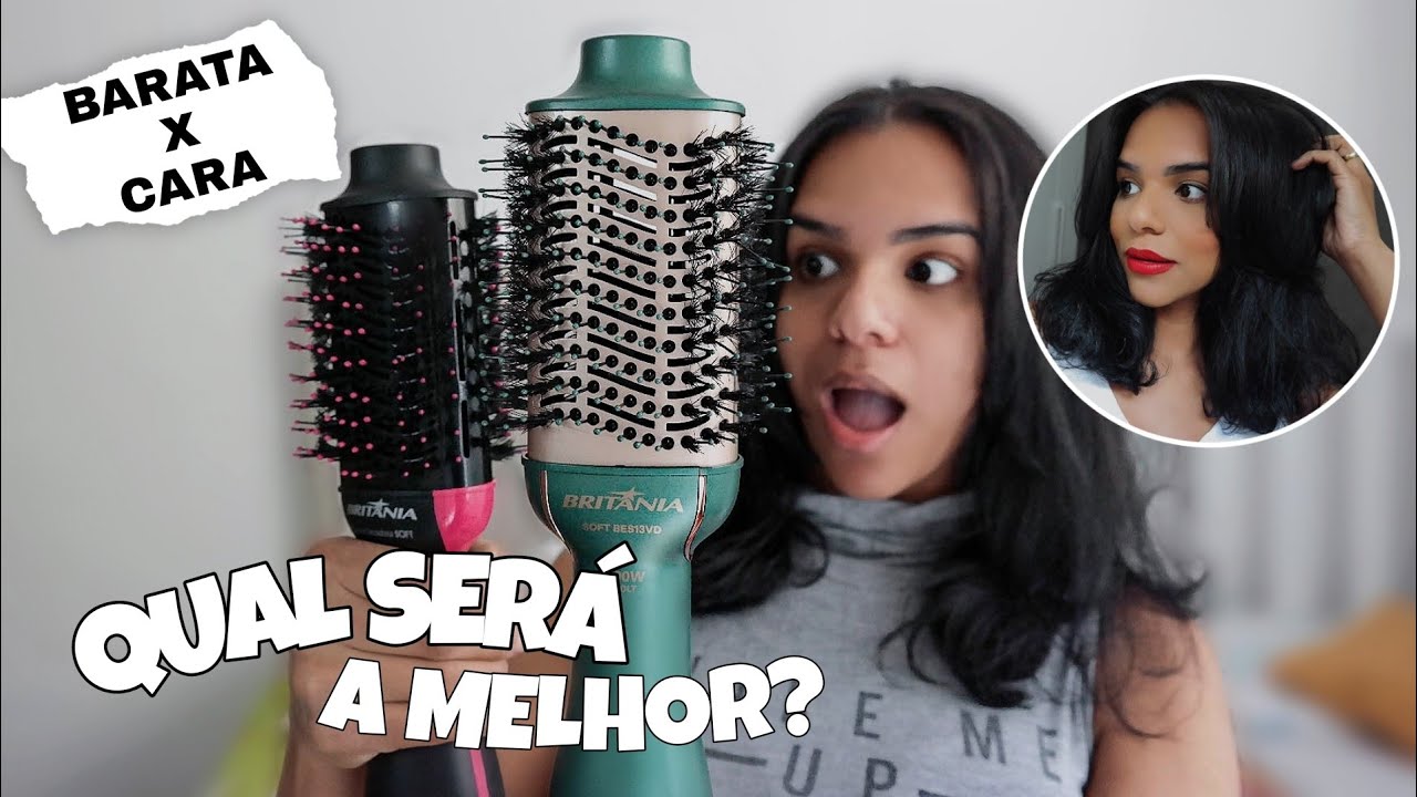 COMPARANDO AS ESCOVAS SECADORAS DA BRITÂNIA SOFTBEC02 x SOFTBES13VD - QUAL ESCOVA SECADORA É MELHOR?