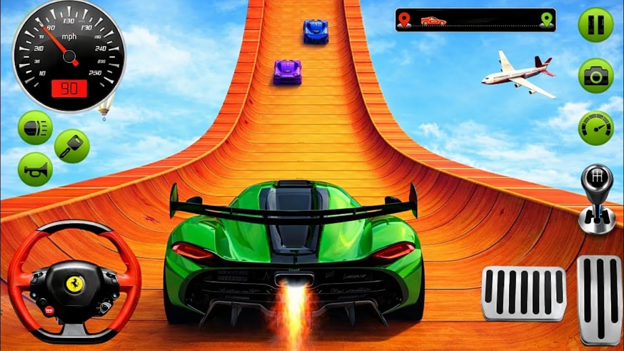 😱100% Impossible Ramp Challenge - GT Car Stunt Master game 🎯