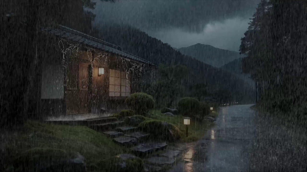 Let Go Tonight 🌧️ Rain Sounds Falling on Tin Roof for Deep Sleep and Calm 💤
