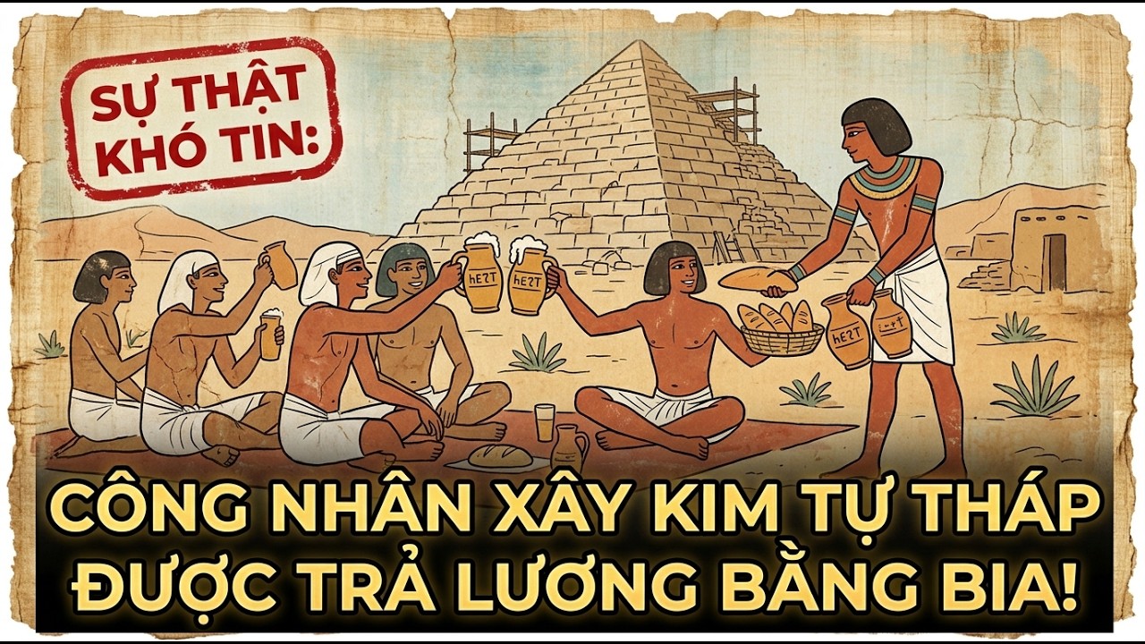 Sự Thật Kim Tự Tháp Giza: Không Phải Nô Lệ Hay Người Ngoài Hành Tinh Xây Dựng!