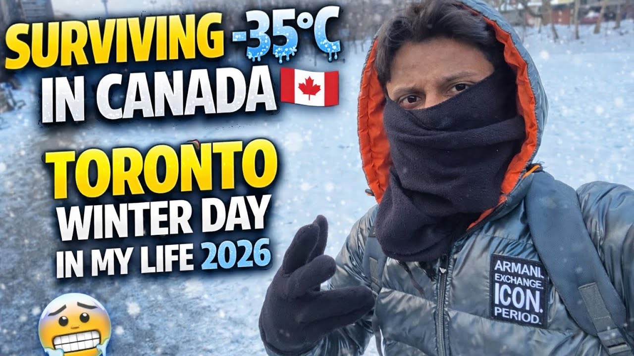 SURVIVING -35°C IN CANADA 🇨🇦 | TORONTO WINTER DAY IN MY LIFE 2026