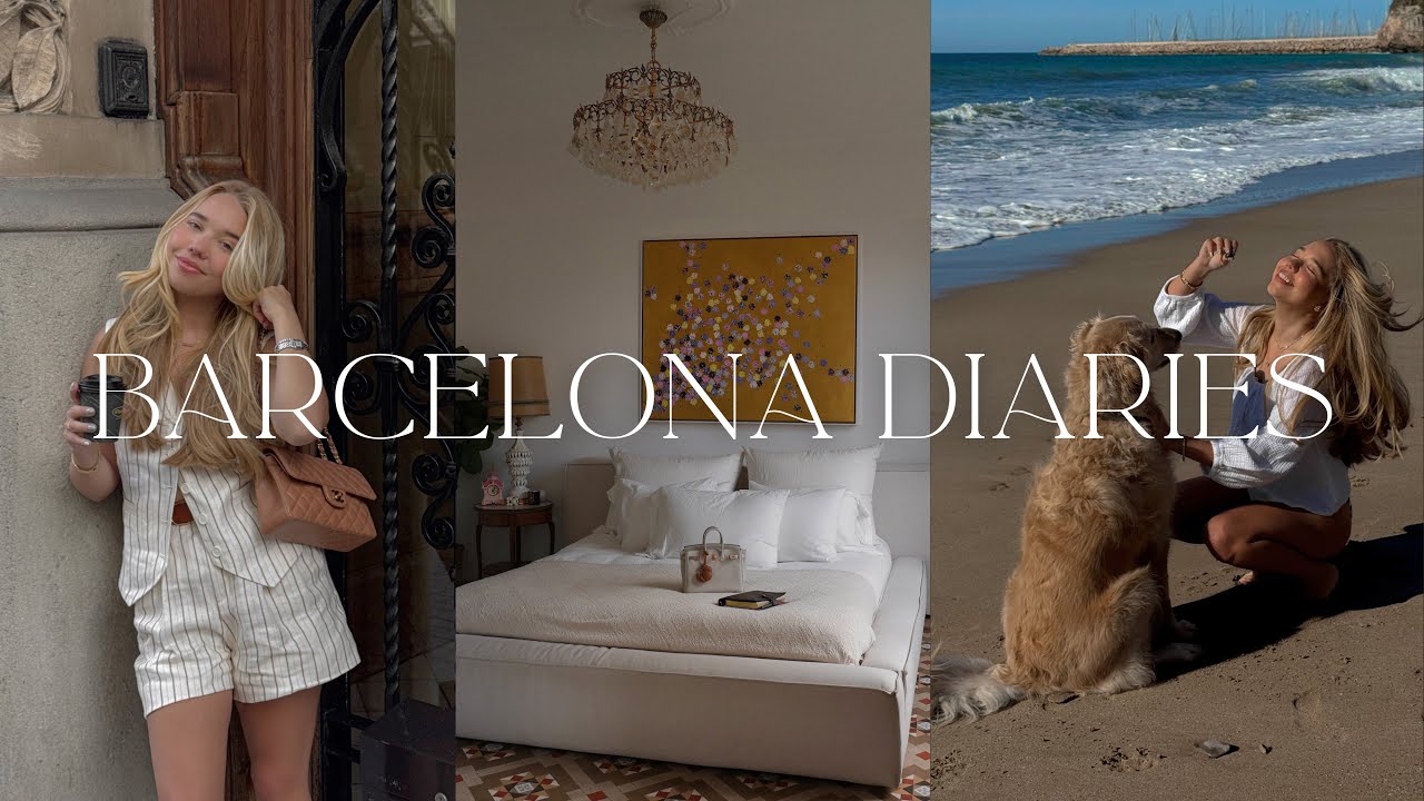 Spring Diaries 🌸 Luxury Shopping in Barcelona (Loewe, Chanel & More), Beach Days & Home Decor