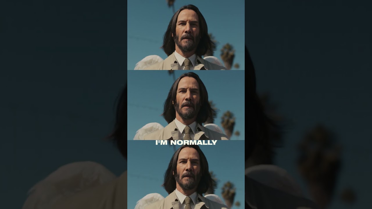 He&rsquo;s an angel. Technically. Keanu Reeves is Gabriel in #GoodFortune - in theatres October 17.