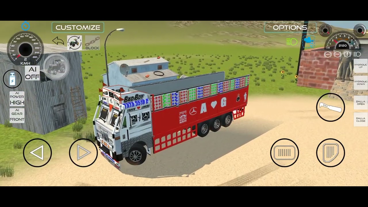 Track v/s tractor loding game 🎮