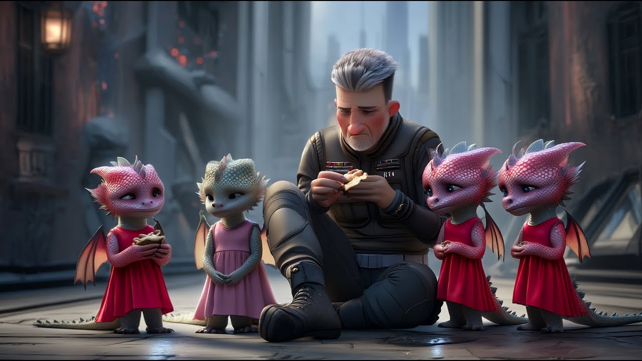 The Veteran Waited Alone Until Four Dragon Kids Arrived Saying “Mama’s Sorry We’re Late” |HFY Reddit