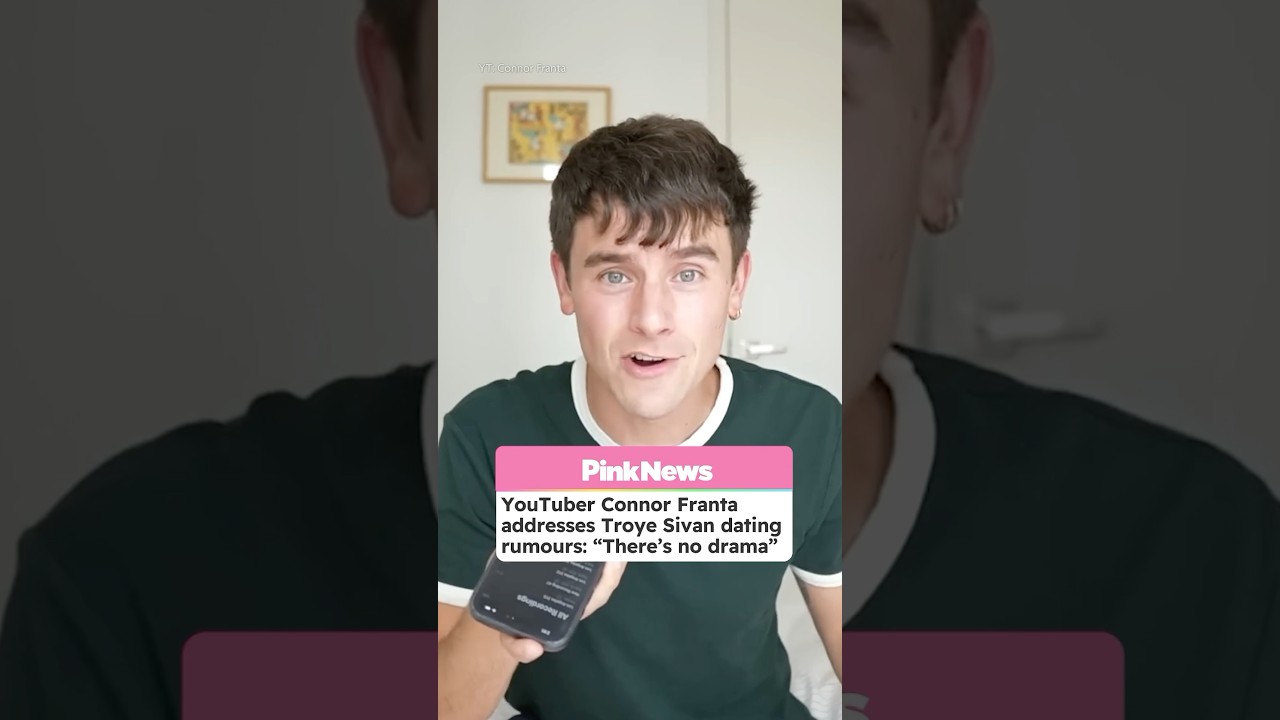 Youtuber Connor Franta odni&oacute;sł się do plotek o randkowaniu Troye&rsquo;a Sivana #shorts #troyesivan #co...