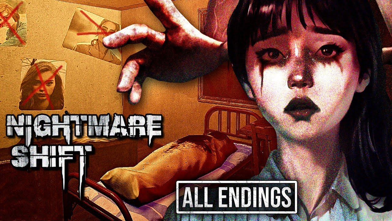 Nightmare Shift - Night Shift at a Creepy Motel | Full Game No Commentary (All Endings)