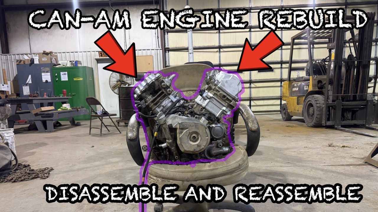 How To Rebuild A Can-Am Rotax Engine | Complete Guide Engine Disassembly, Reassembly And Valves 