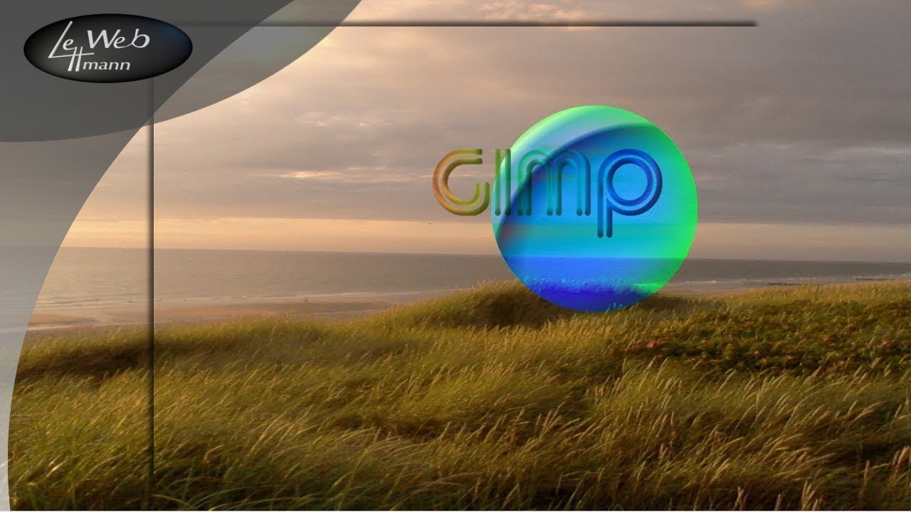Eine 3D Glaskugel zeichnen - Bildbearbeitung - GIMP Tutorial