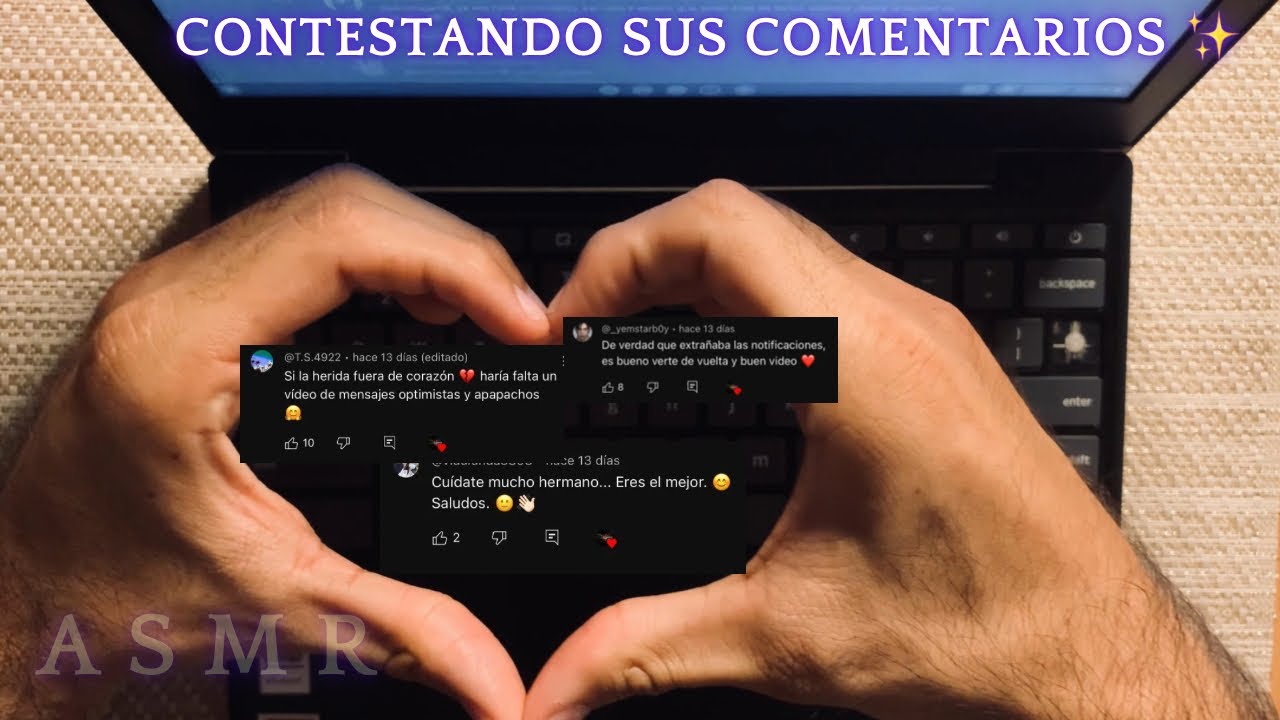 ASMR | CONTESTANDO sus Comentarios 🫶🏻 | Sonidos de TECLADO
