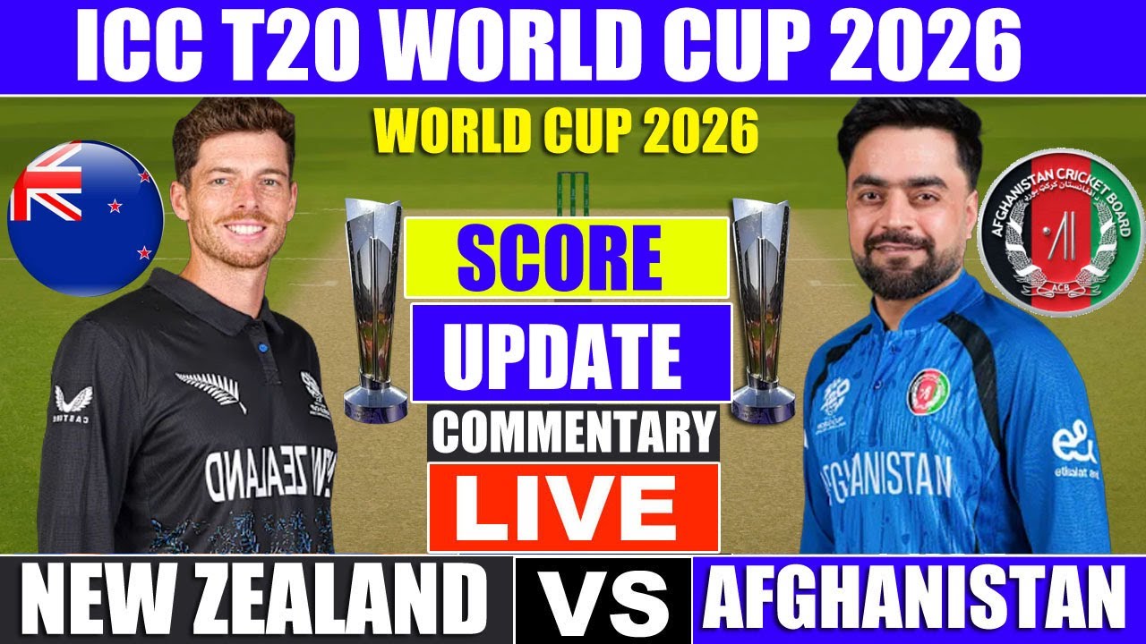 Live AFG Vs NZ 4th WC T20 Match | Live Cricket Match Today 4th WC T20 Live 2nd innings Last 5 overs