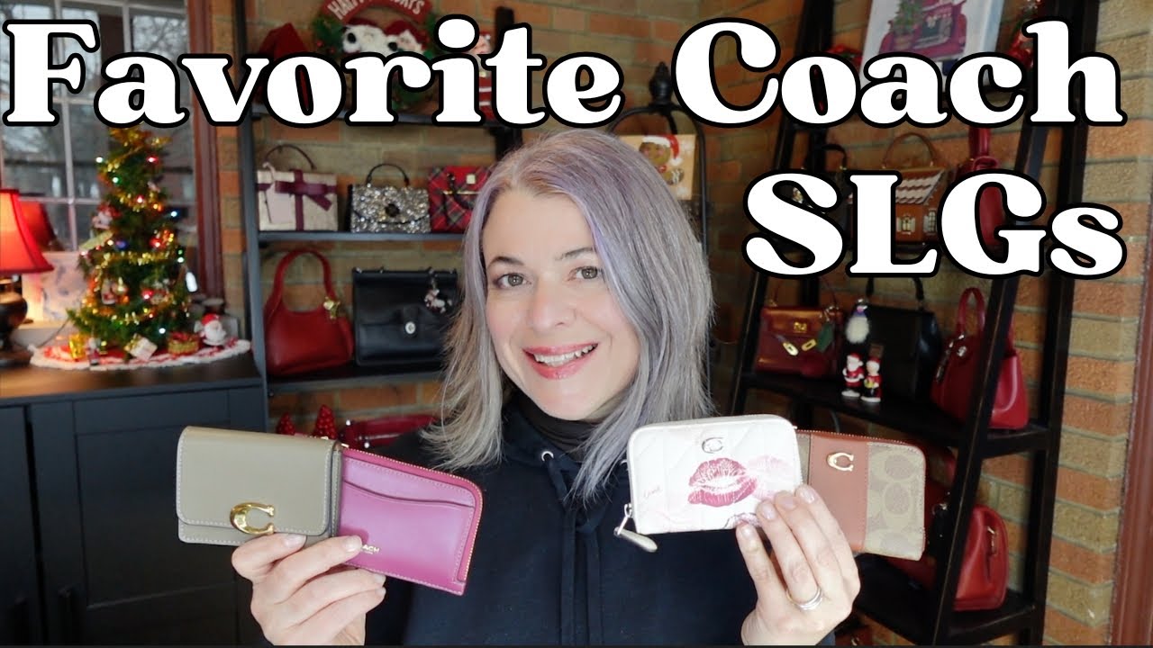 Любимые кошельки и держатели карт Coach (отличные идеи для подарков) #coach SLG
