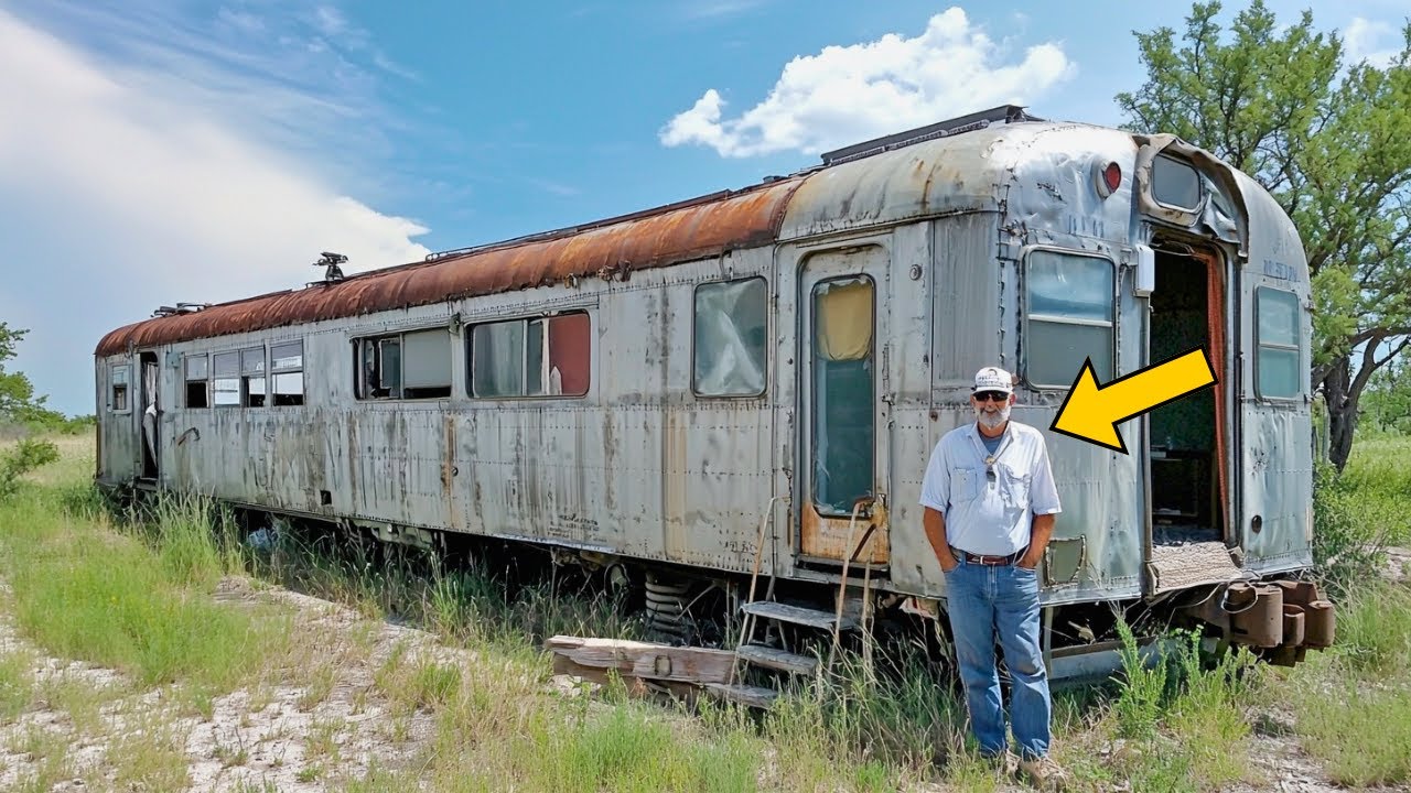 This Train Car Became A Cozy Home!