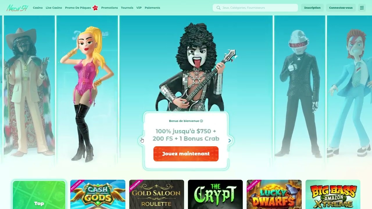 Code Promo Neon54 Casino : R&eacute;cup&eacute;rez jusqu'&agrave; 1500&euro; !
