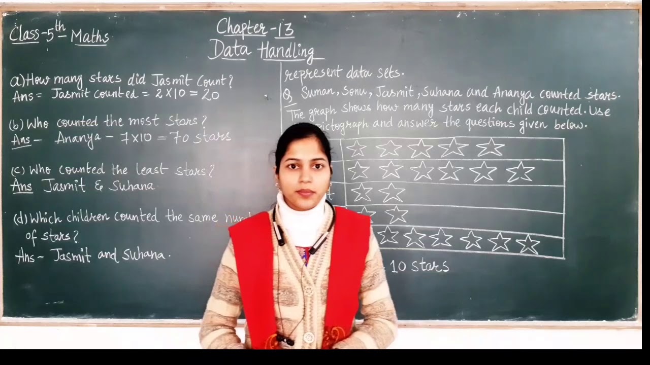 Class - 5th / Mathematics Chapter - 13  ( Data Handling )