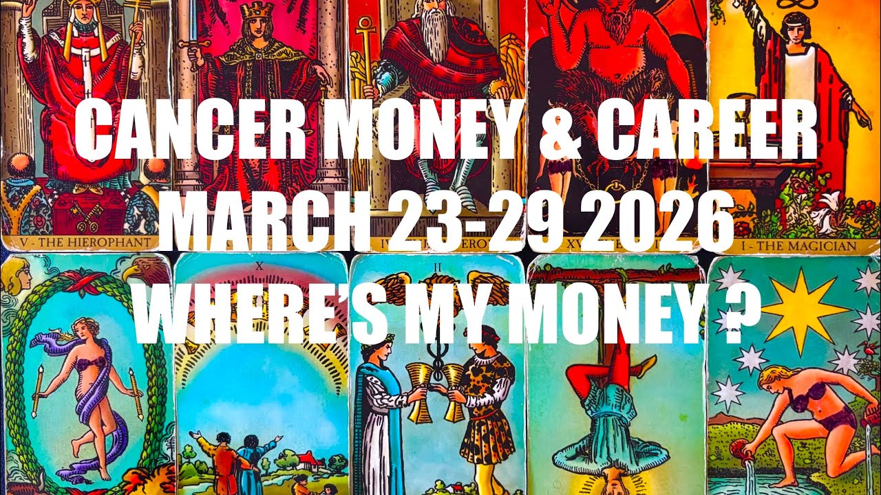 CANCER 🦀 JUSTICE IS HERE! ⚖️ THE TIDE IS TURNING! 🌊 MARCH 23-29 MONEY & CAREER TAROT 2026