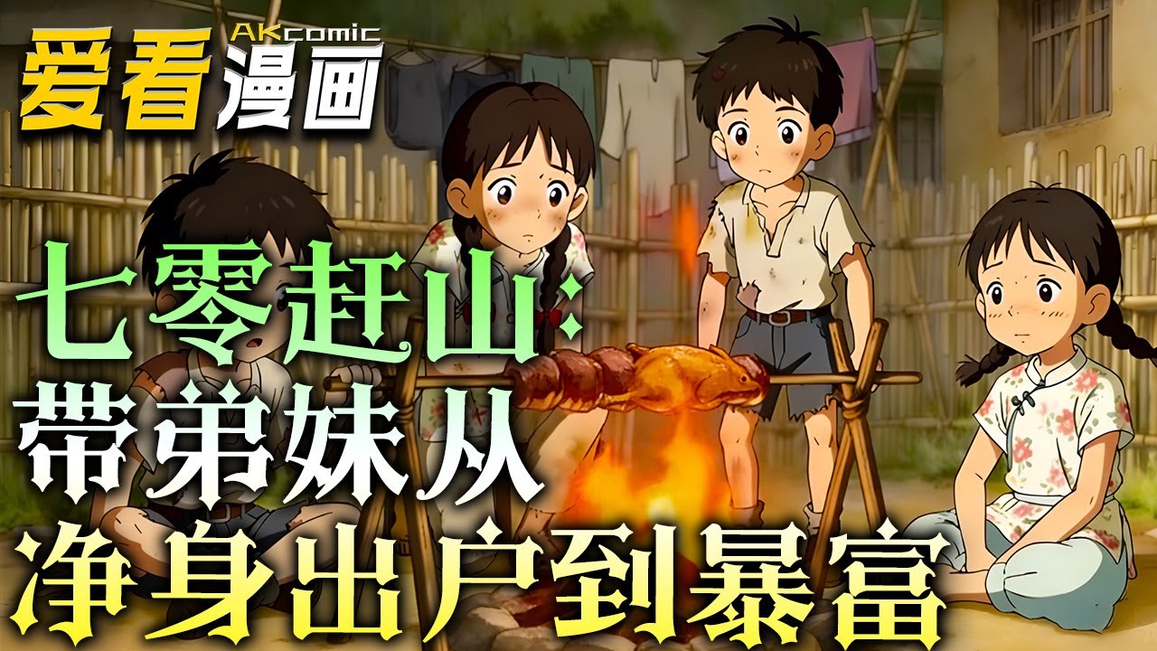 《七零赶山：带弟妹从净身出户到暴富》【漫剧最新合集】│  李默重生回到七零年代，面对前世的悲惨开局，他果断带弟妹净身出户，搬回村东头的破旧老宅。凭借前世积累的...#動漫 #重生 #爱看漫画 #奇幻