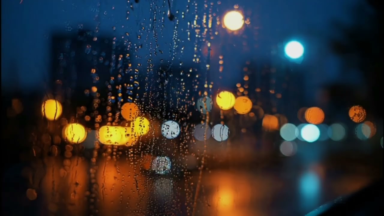 Night Rain on Window For deep sleep|Relaxing Rain Sounds,Stress Relief Rain|Better Sleep,Medication