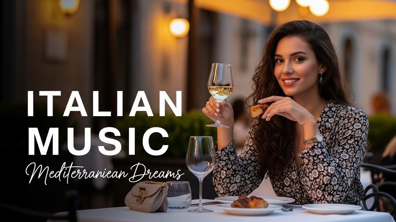 🎶 Italian Vibes & Mediterranean Music 🎶 Scenic Amalfi Coast & Lake Como Gentle Continuous Ambience