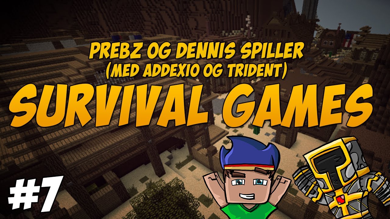 ØRKEN SLAKT - Prebz og Dennis (m. Addexio) spiller Survival Games #7