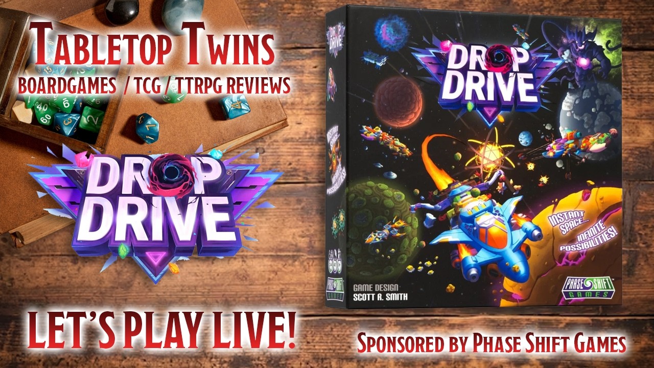 [TABLETOP TWINS] Drop Drive- Phase Shift Games Live Play (Yuki & Yuna | Twin Vtubers)