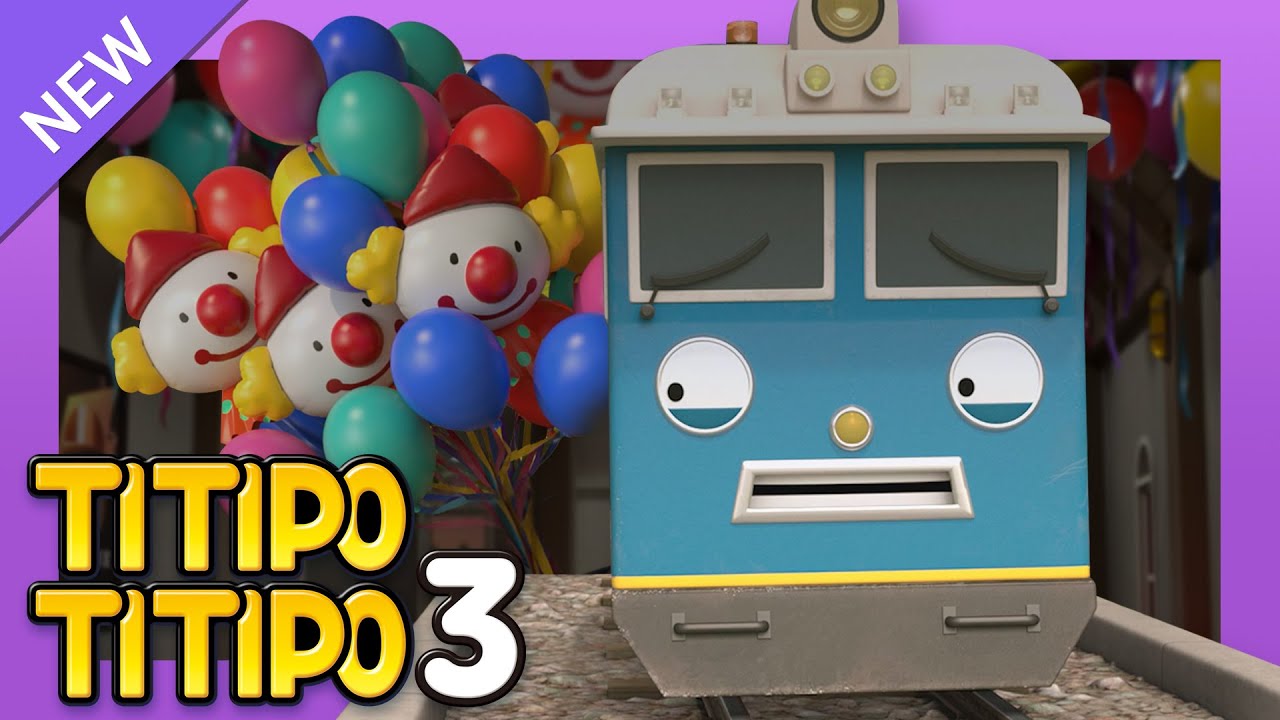TITIPO S3 EP11 A strange house l Train Cartoons For Kids | Titipo the Little Train