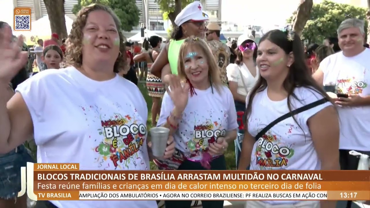 JL - Blocos tradicionais de Brasília arrastam multidão no carnaval