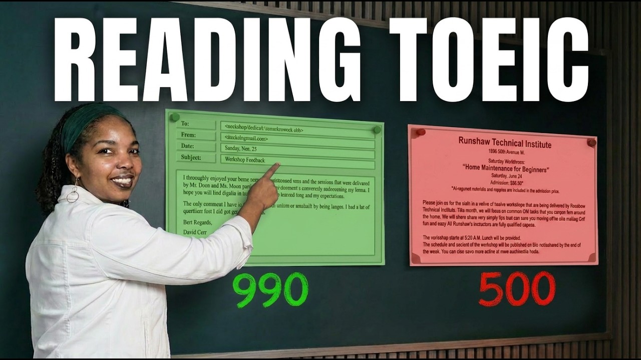 Entrainement corrigé: réussir le TOEIC READING PART 7:3 documents