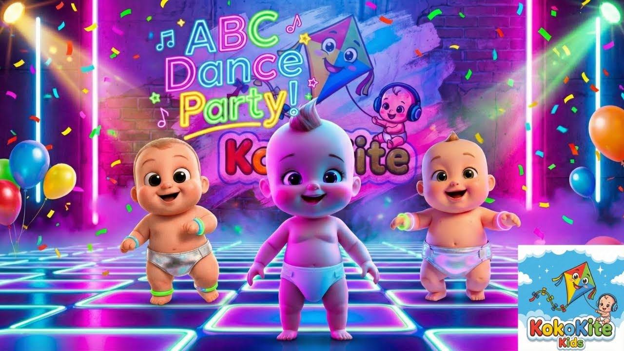 ABC Dance Party! | Alphabet Song for Kids | Nursery Rhymes