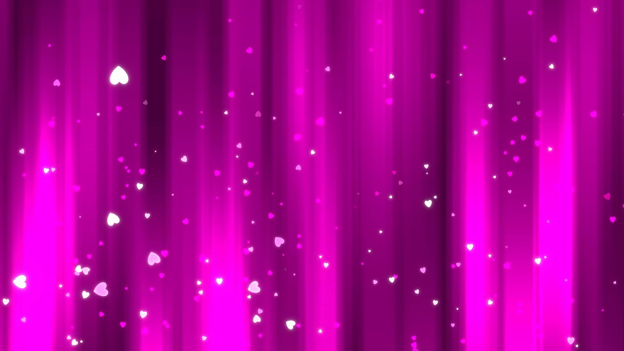 Pink Heart Trail Particles Effect | BG Screen Video Effect | Cinematic VFX | 4K | No Copyright Free