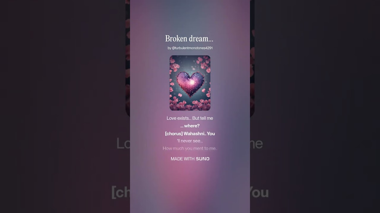 Broken dream... 