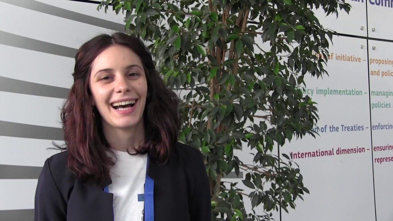 EU Solidarity Corps - first participant Giulia