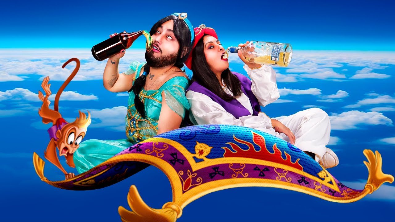 B O R R A C H O S  te cuentan la historia de Aladdin