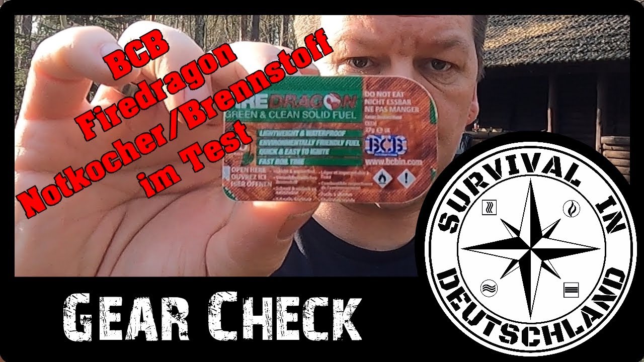 BCB Firedragon Notkocher und Brennstoff im Test / Review