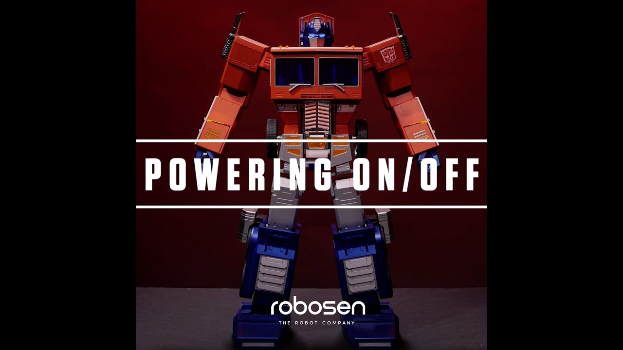 OFFICIAL -- Robosen TRANSFORMERS Optimus Prime Tutorial - HOW TO POWER ON / OFF