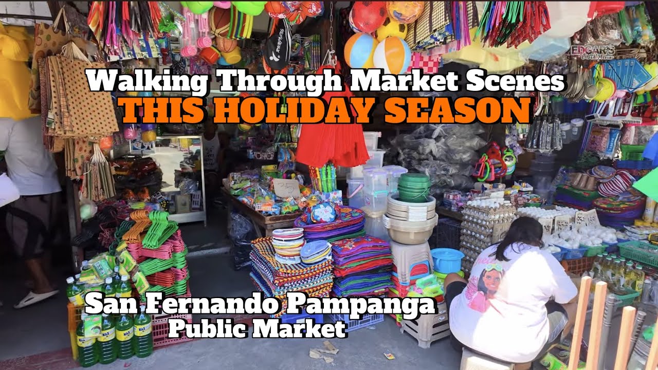 Walking Through Market Scenes - This Holiday Season in Public Market San Fernando Pampanga
