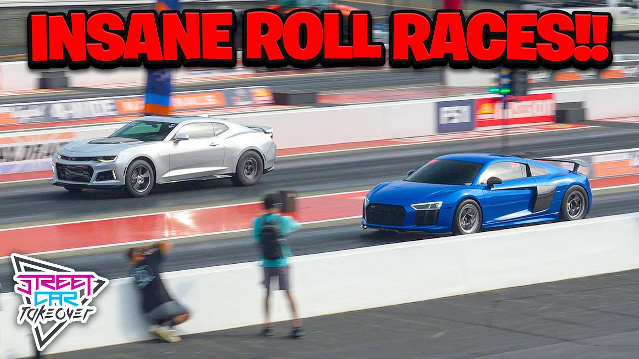 INSANE ROLL RACING ACTION AT STREETCAR TAKEOVER CHARLOTTE 2025!! (Drag Racing, Sends etc)