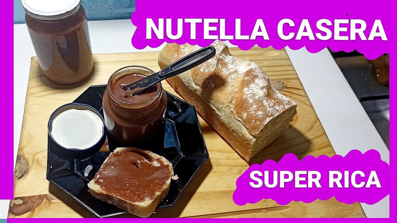NUTELLA CASERA económica y rica!!