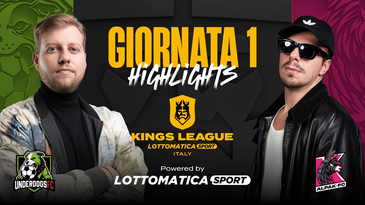 UNDERDOGS FC vs ALPAK FC | Highlights | Round 01 | Split 2 | Kings League Lottomaticasport.it