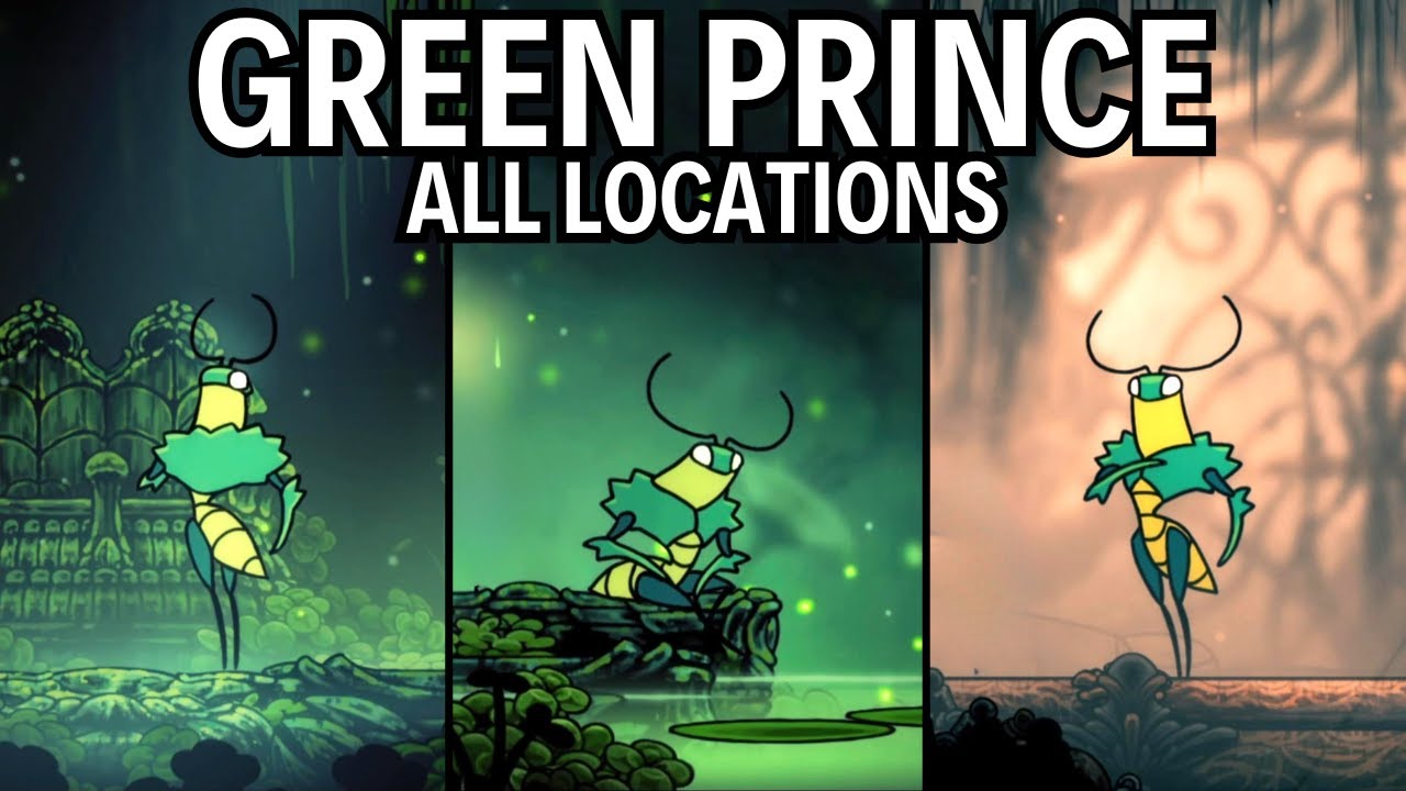 Hollow Knight Silksong - GREEN PRINCE All Interactions