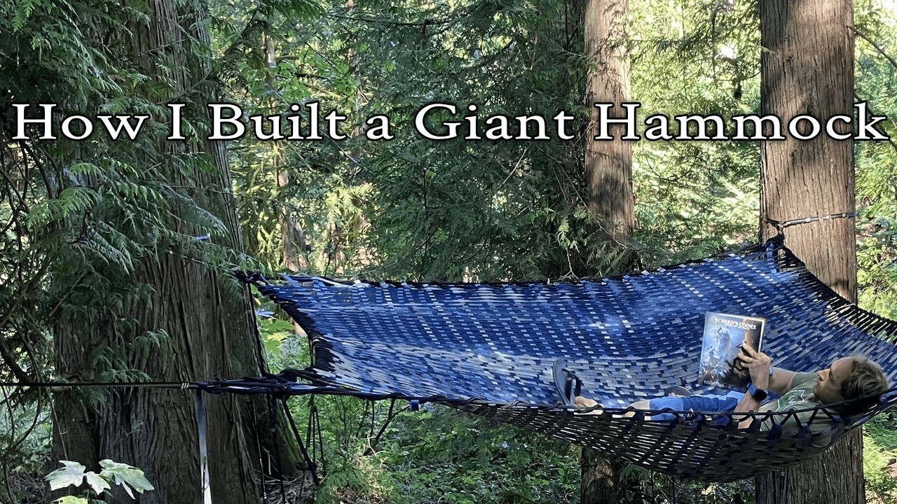 🧿How I Built a Giant Hammock