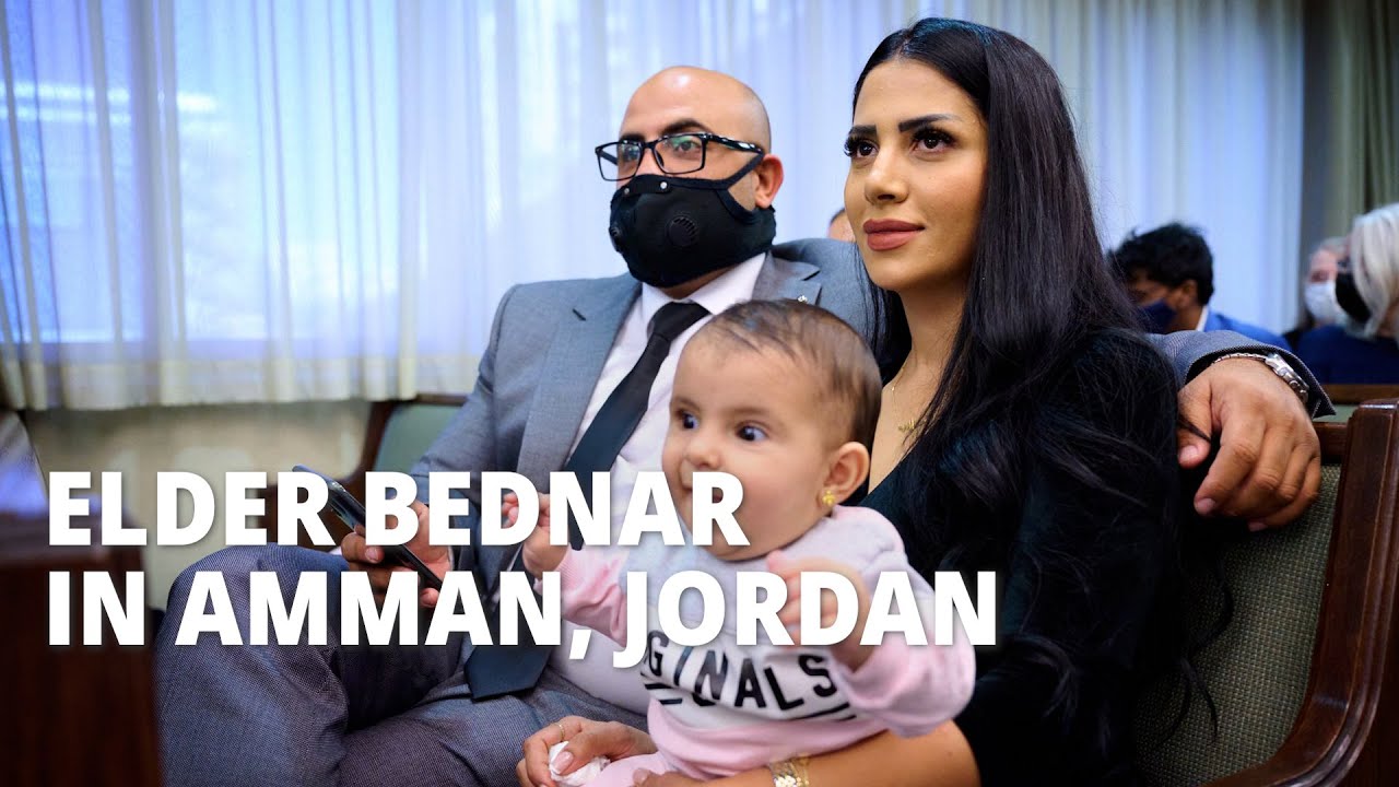 Elder David A. Bednar Ministers in Amman