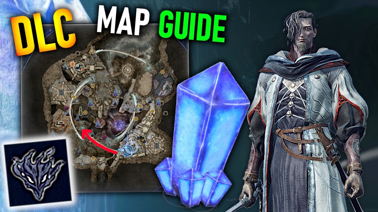 ЛУЧШИЙ МАРШРУТ на карте DLC Elden Ring Nightreign (все кристаллы и полевые боссы)
